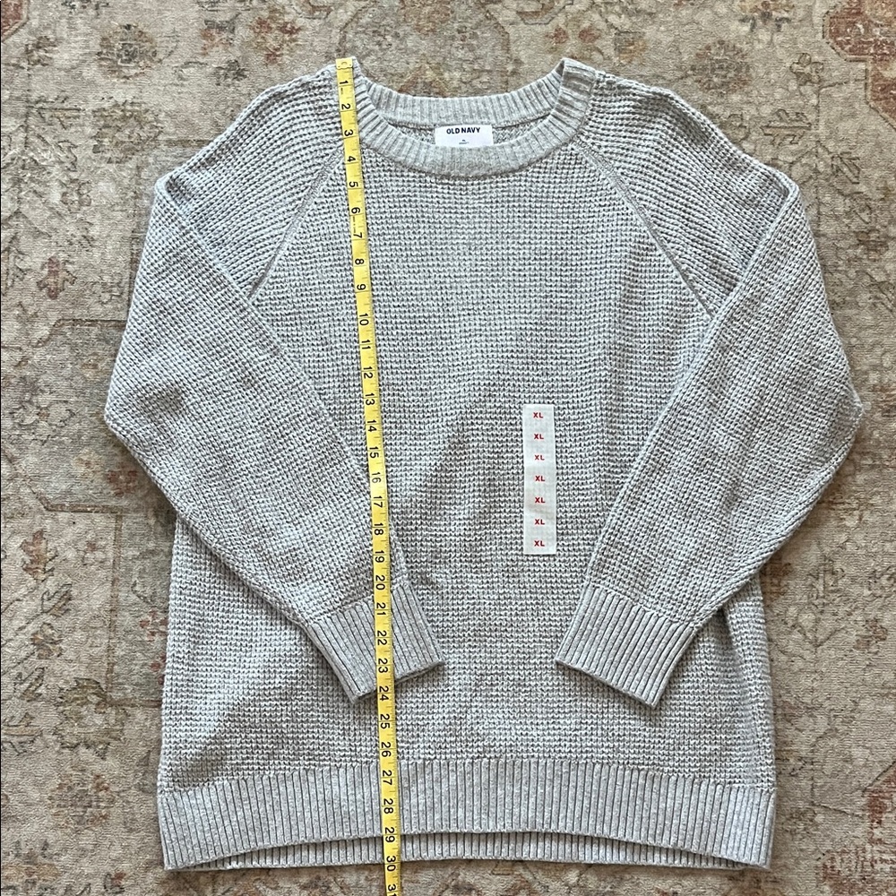 Old Navy Gray Knit Sweater - Picture 8 of 14